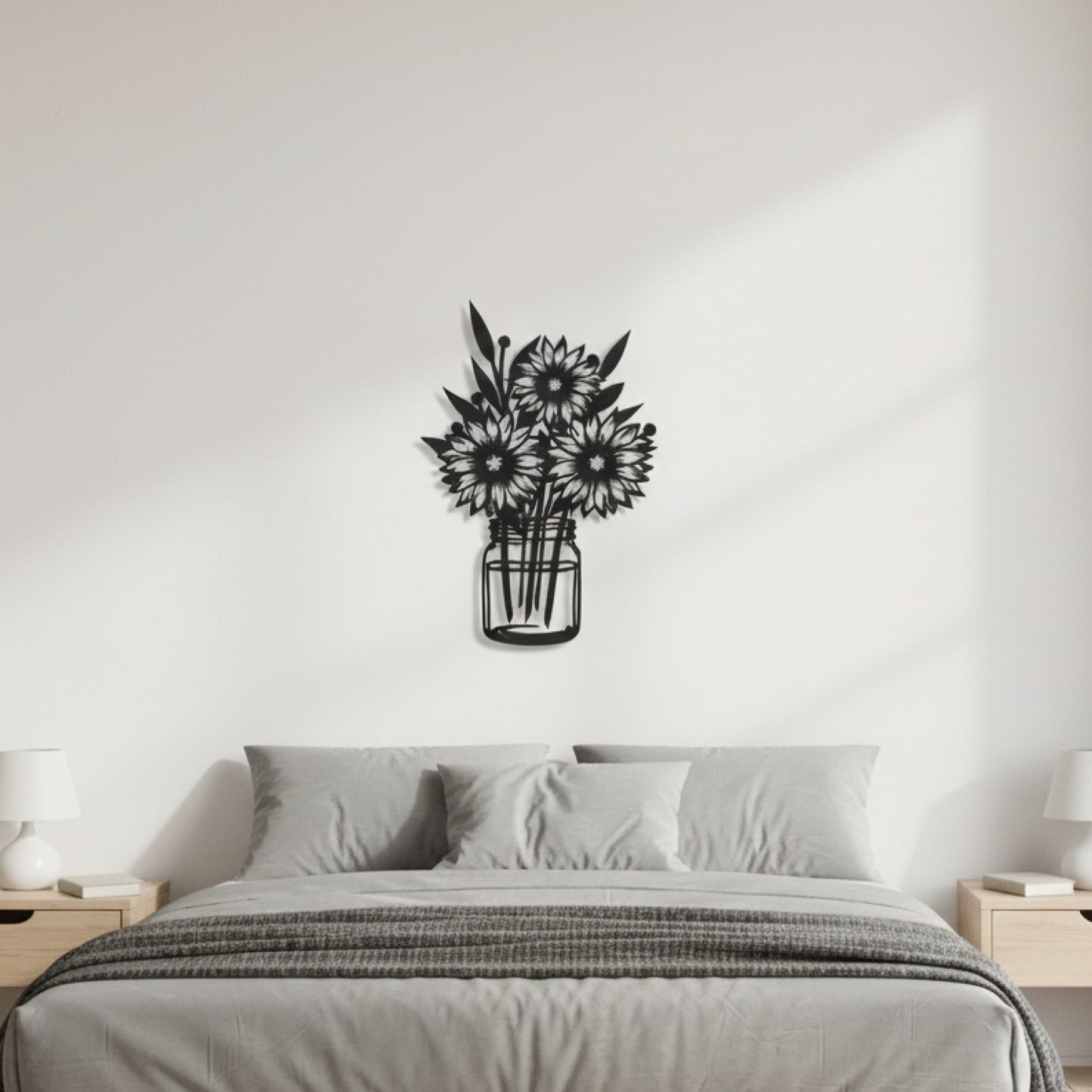 Floral Jar Wall Decor