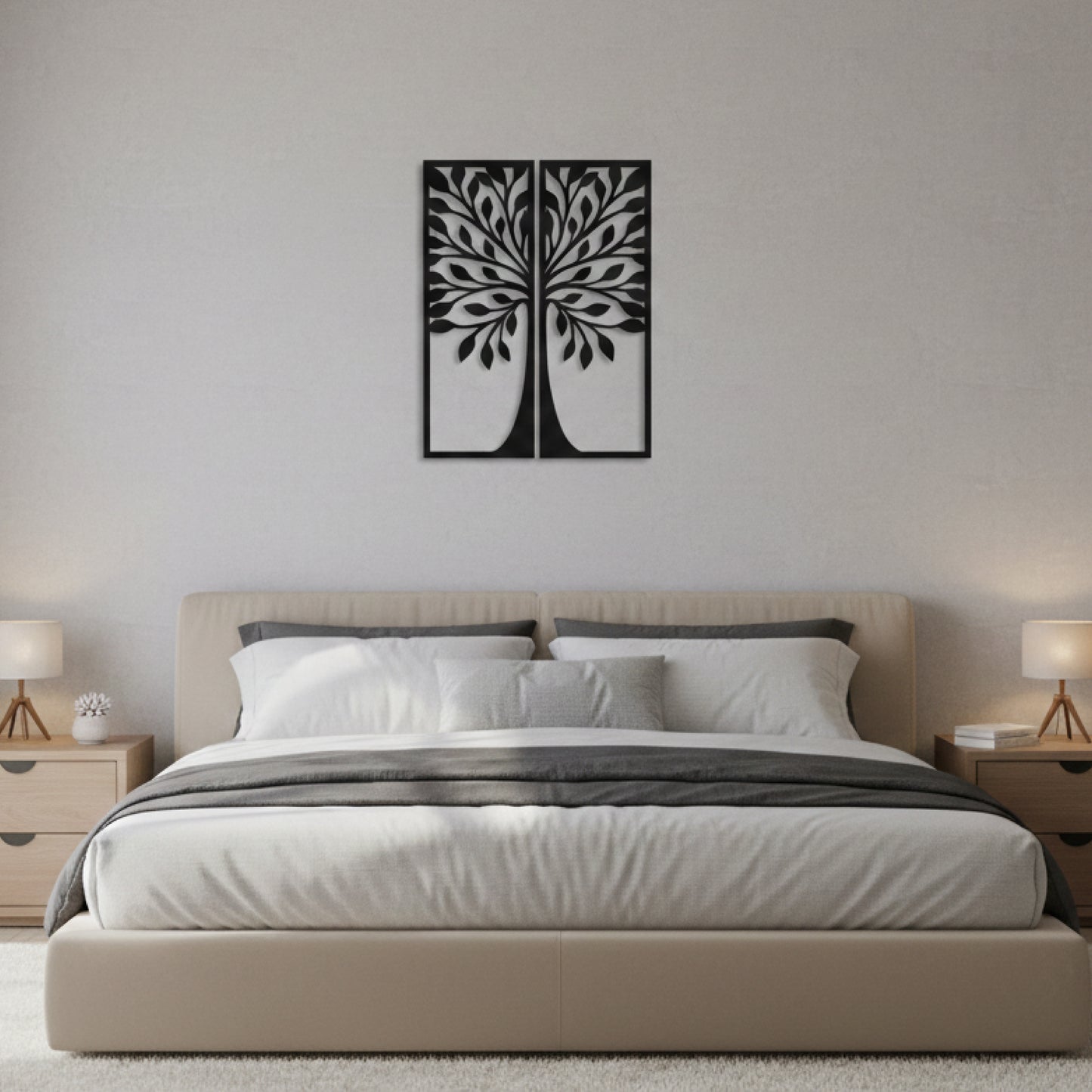 Tree of Life Split Panel Wall Decor