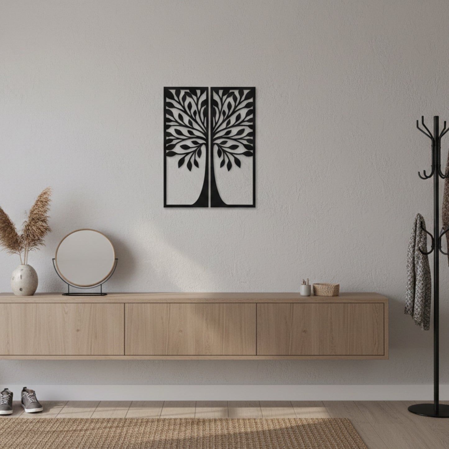 Tree of Life Split Panel Wall Decor