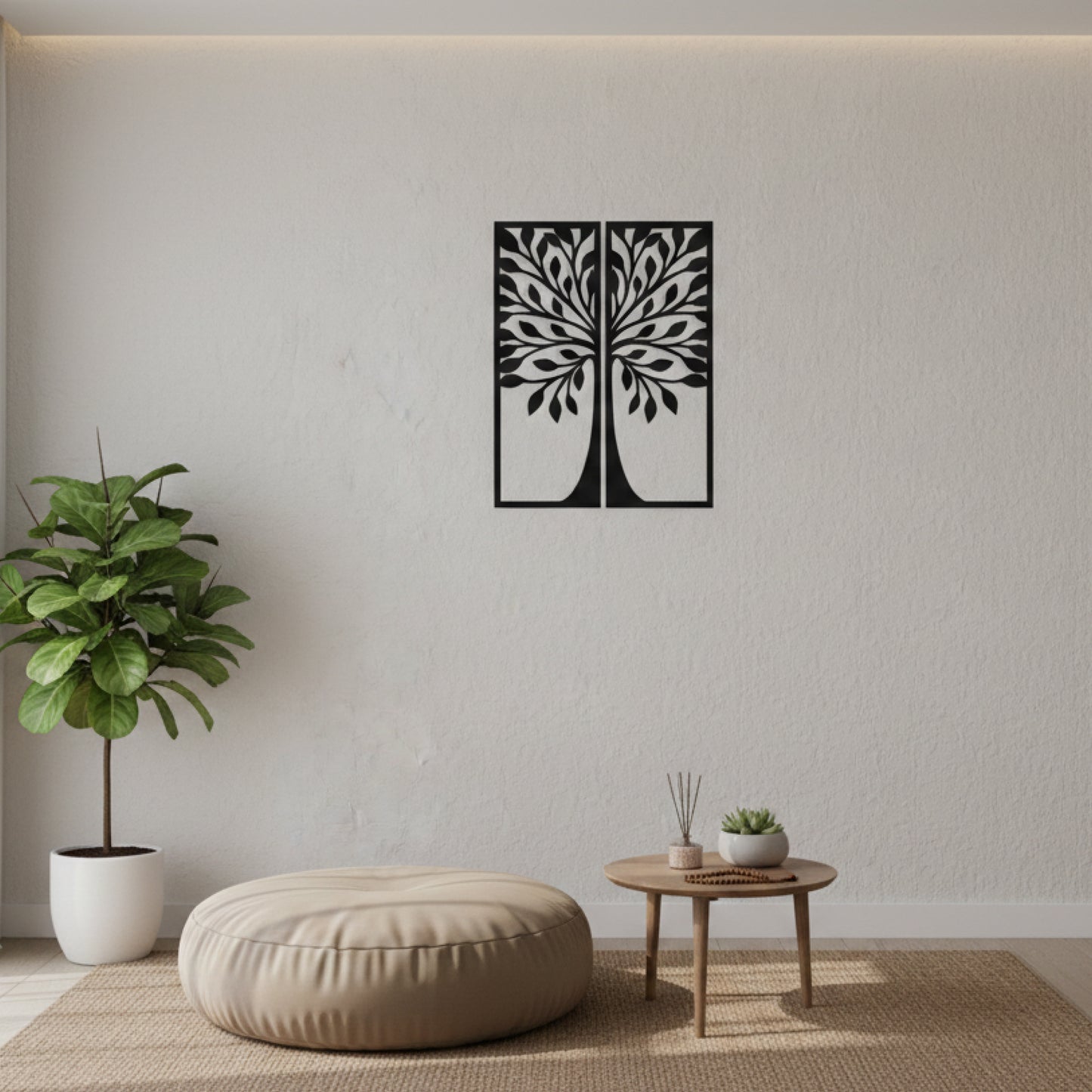 Tree of Life Split Panel Wall Decor