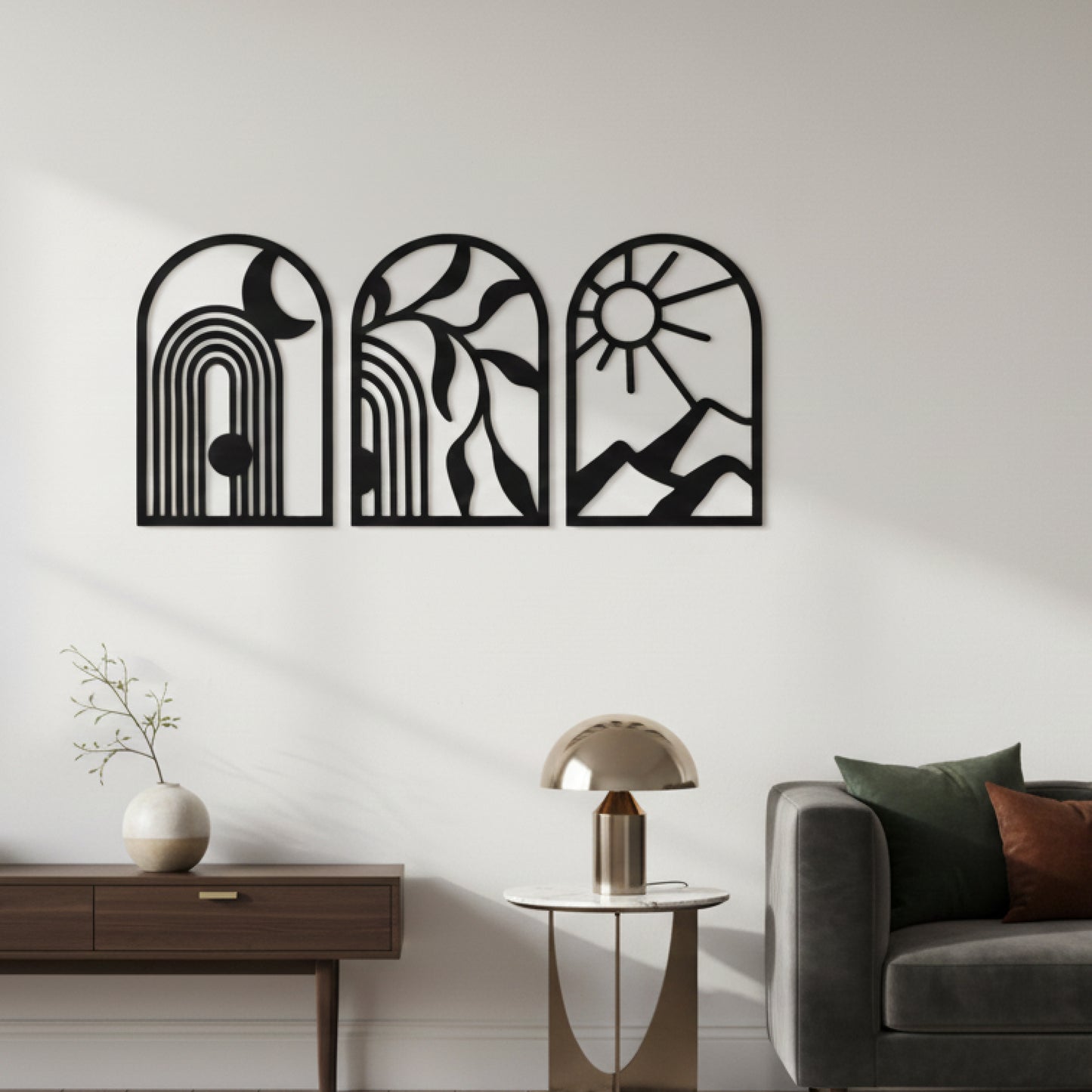 Abstract Arch Trio Wall Decor (Set of 3)