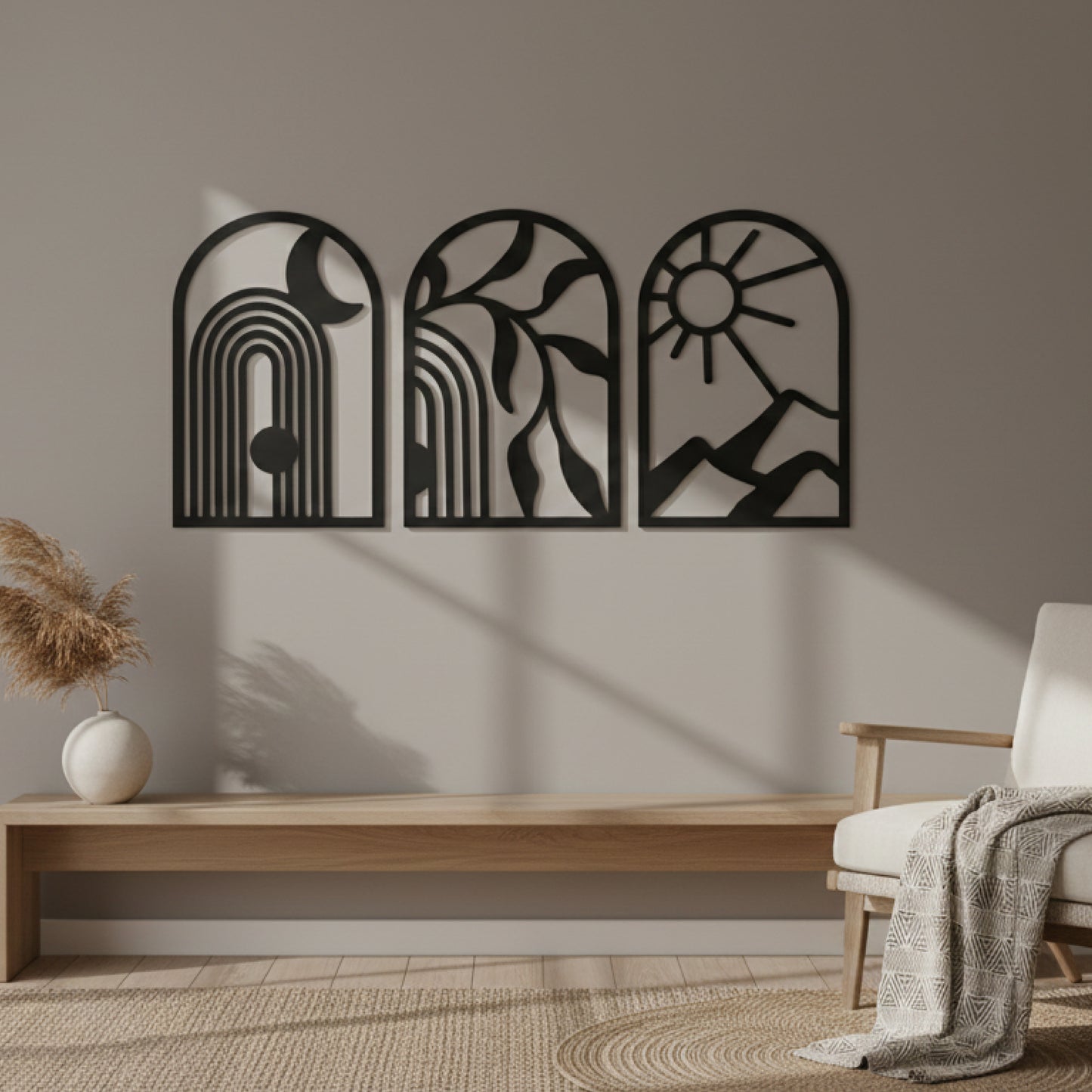 Abstract Arch Trio Wall Decor (Set of 3)