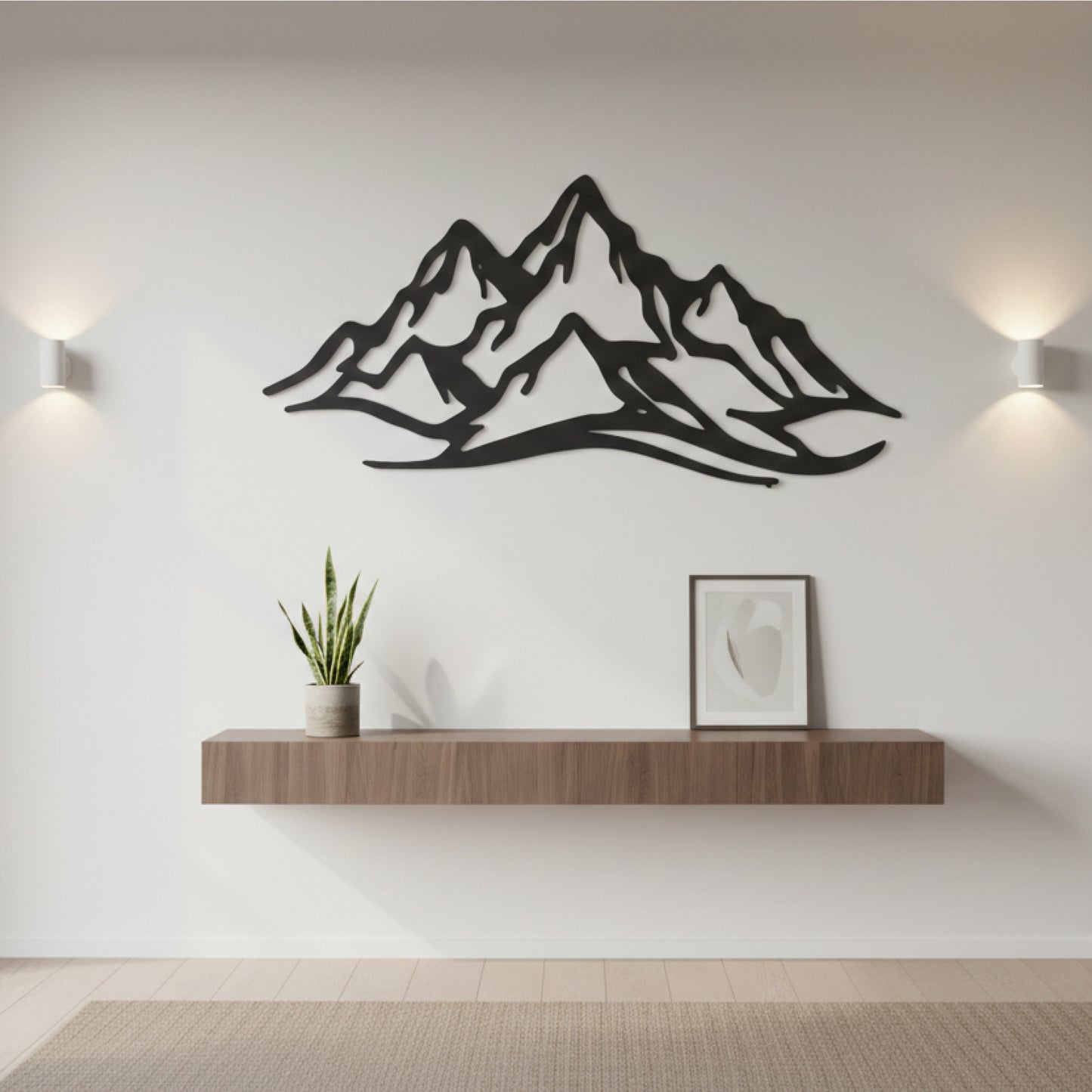 Mountain Range Wall Decor