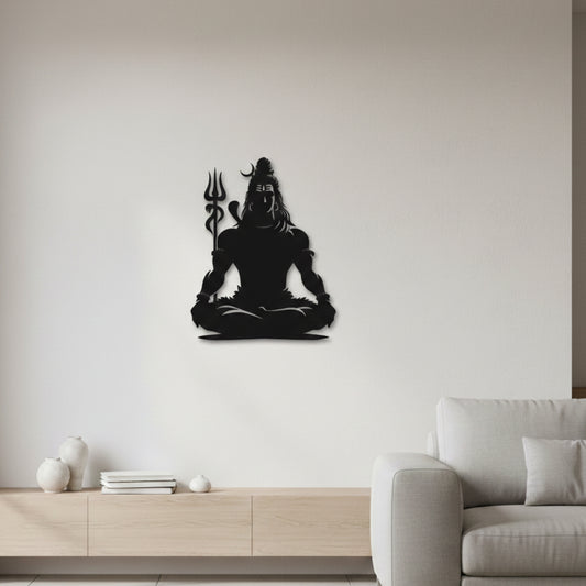 Lord Shiva Meditation Wall Decor