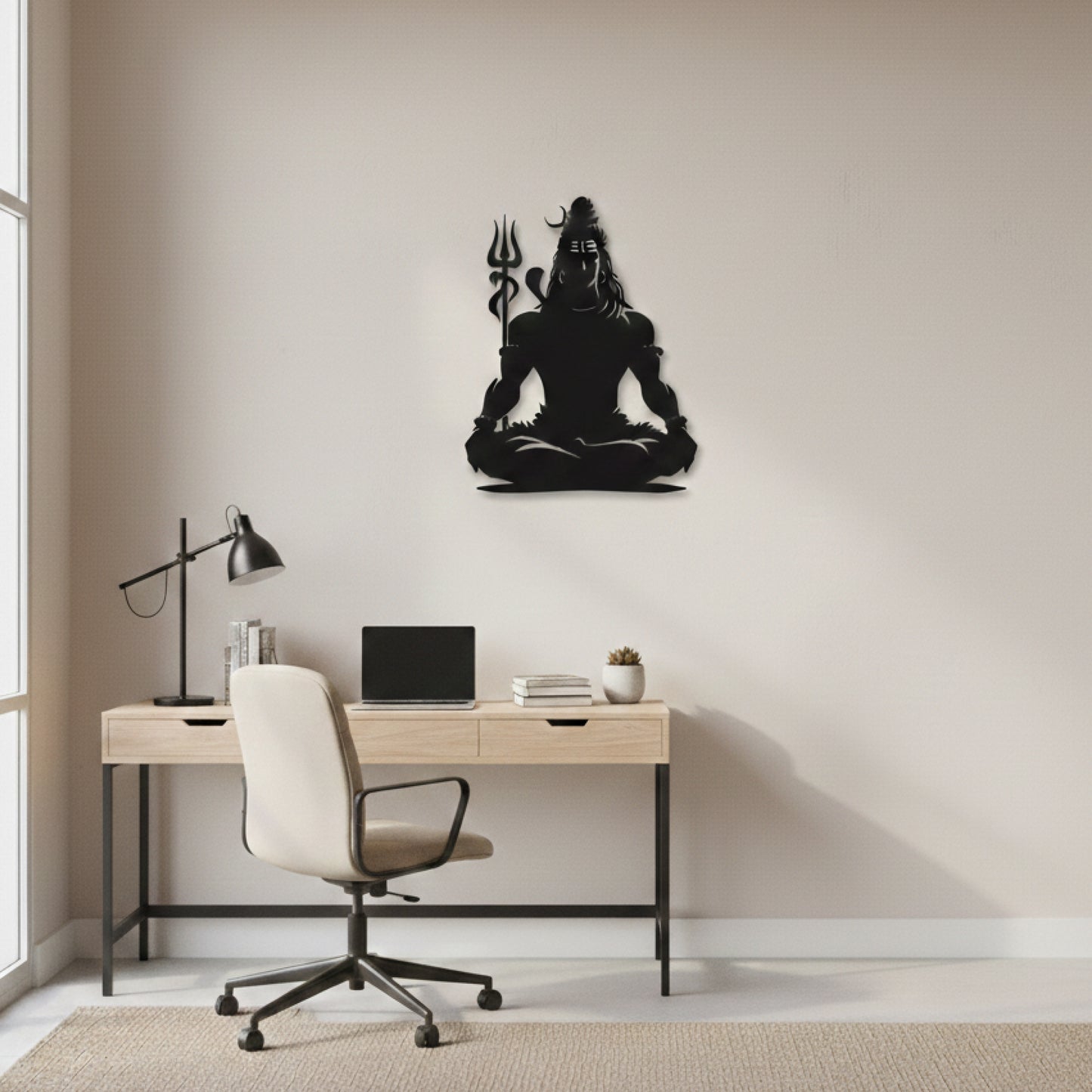Lord Shiva Meditation Wall Decor