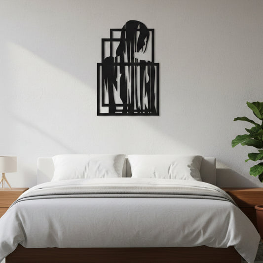 Abstract Feminine Silhouette Wall Art