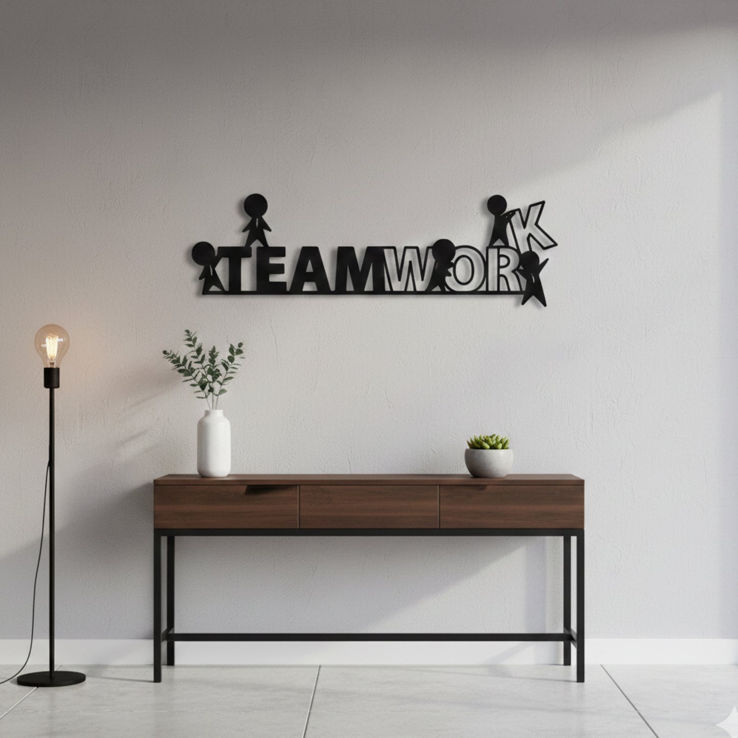 Teamwork – Minimal Office Wall Decor