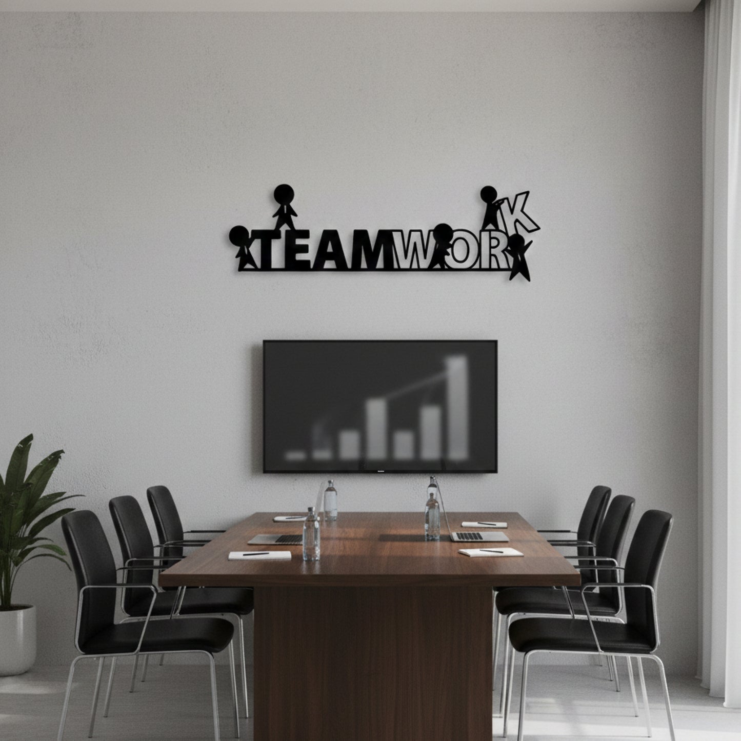 Teamwork – Minimal Office Wall Decor