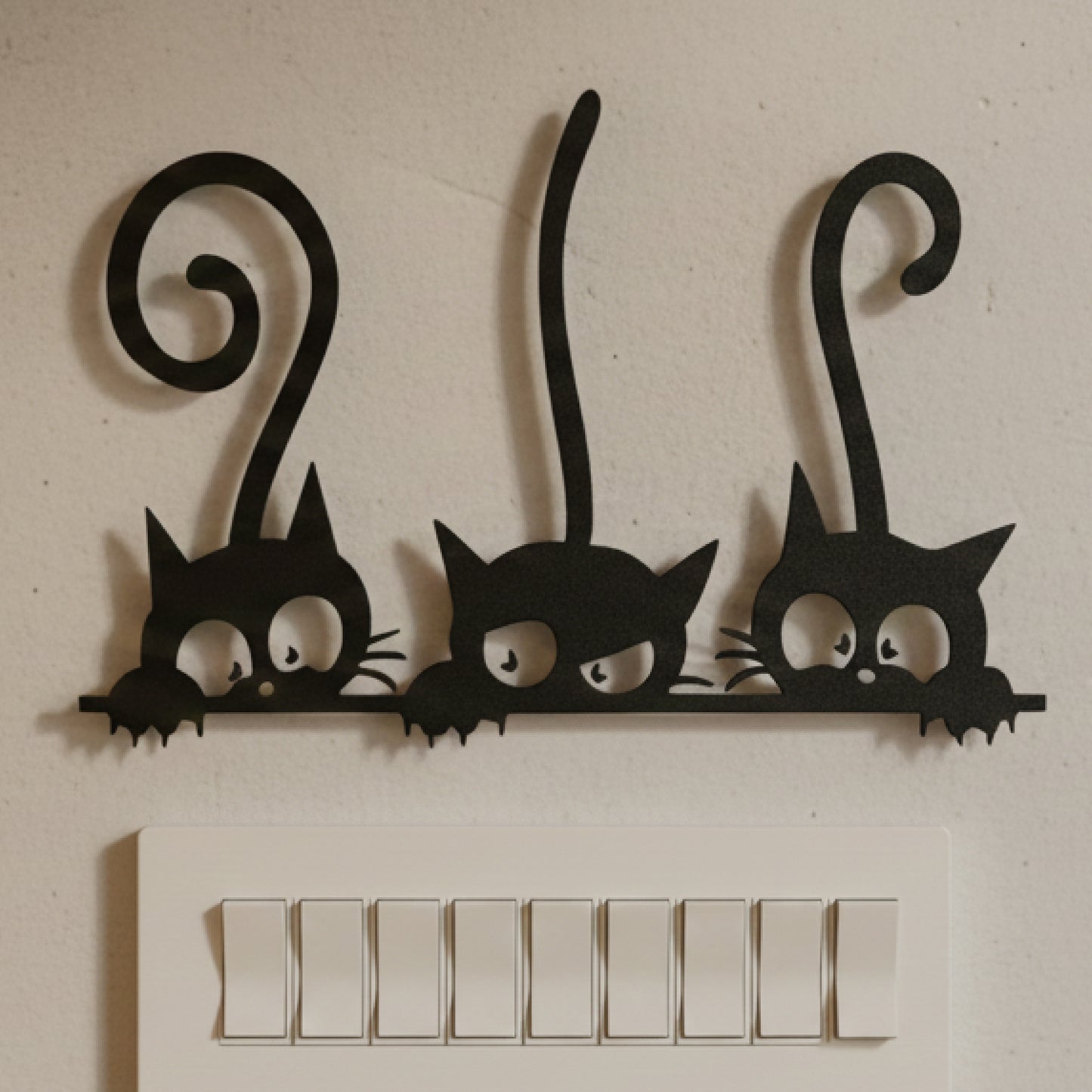 Curious Cats Switchboard Wall Art