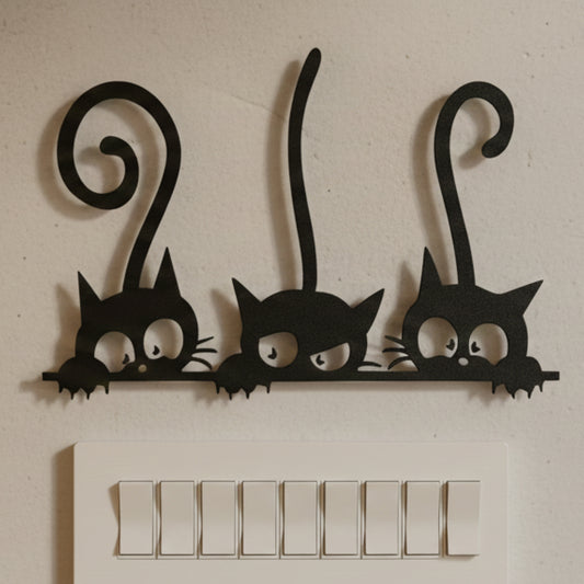 Curious Cats Switchboard Wall Art