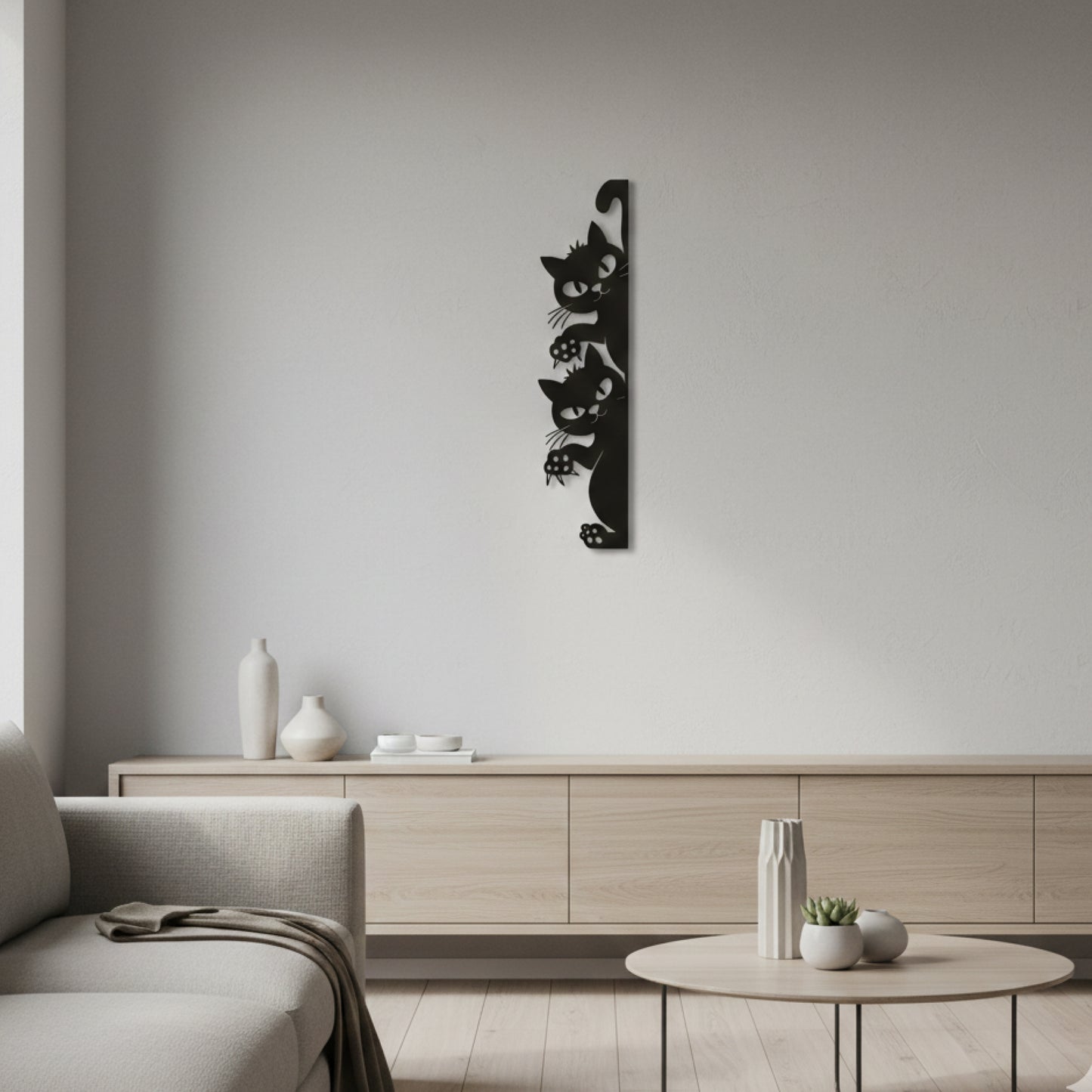 Peek-a-Boo Cats Wall Art