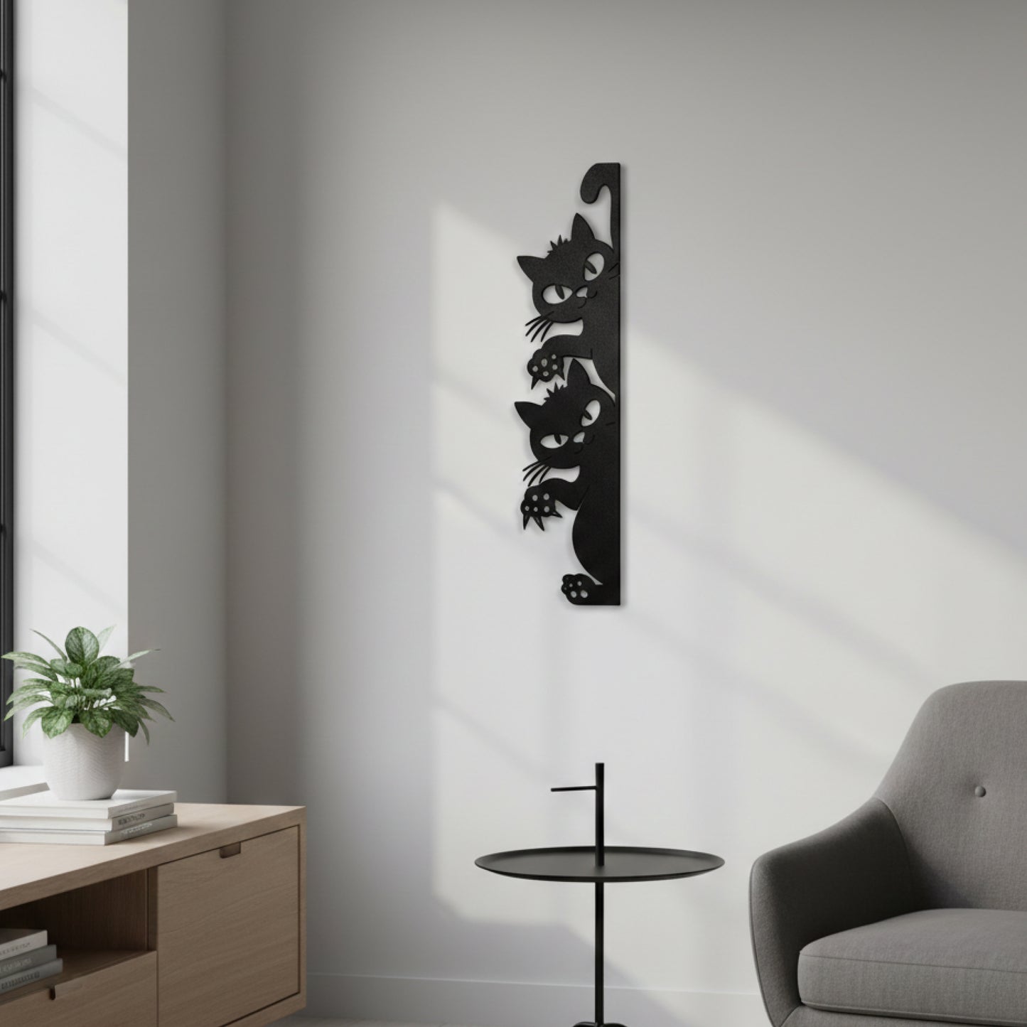 Peek-a-Boo Cats Wall Art