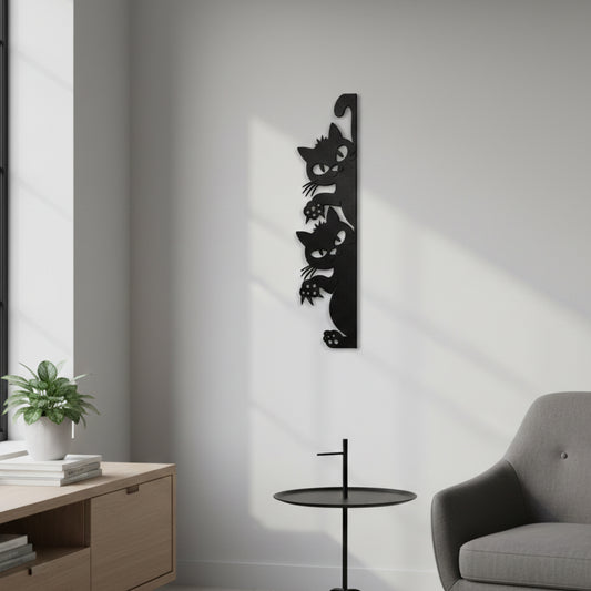 Peek-a-Boo Cats Wall Art