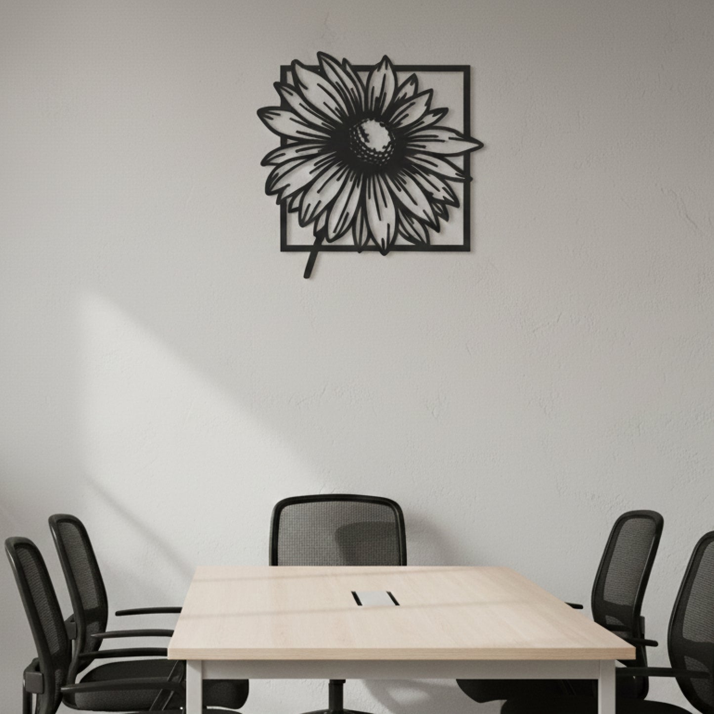 Minimal Floral Frame Wall Decor