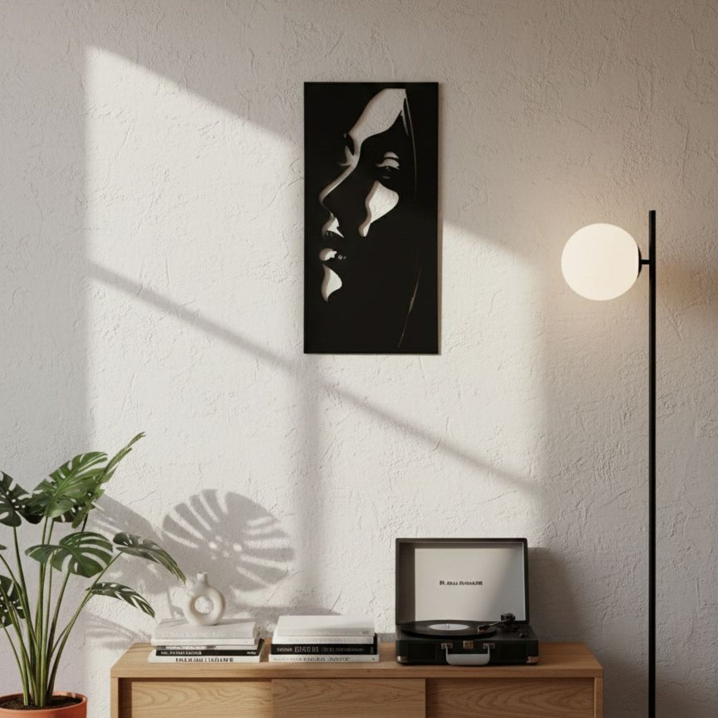 Abstract Woman Silhouette Wall Decor